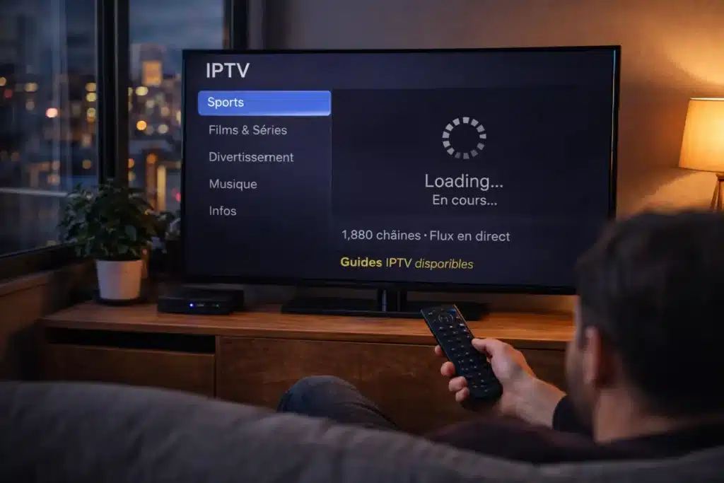 iptv performance 4k avec ralentissement et buffering en soirée